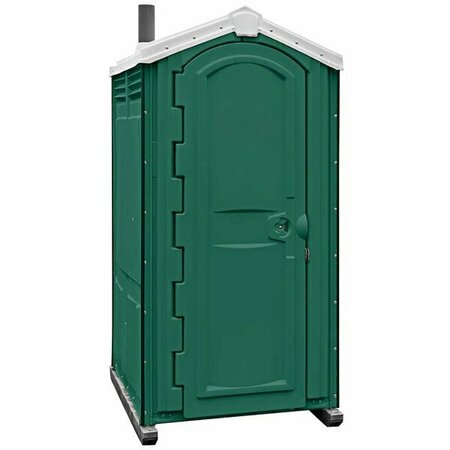 SATELLITE Global II 5260A Forest Green Portable Restroom - Assembled 6215260A